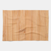 Linge De Cuisine Cool élégant imprimé en bambou marron clair (Horizontal)
