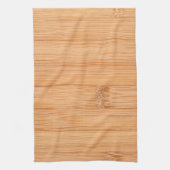 Linge De Cuisine Cool élégant imprimé en bambou marron clair (Vertical)