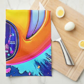 Linge De Cuisine Cool 😎 Emoji Fun (Quart Plié)