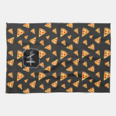 Linge De Cuisine Cool et amusante pizza tranches motif Monogram Cui (Horizontal)