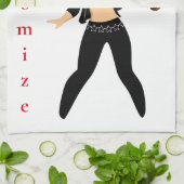 Linge De Cuisine Cool fille chante Karaoke Thunder_Cove (Plié)