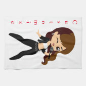 Linge De Cuisine Cool fille chante Karaoke Thunder_Cove (Horizontal)