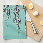 Linge De Cuisine Cool funky Turquoise (Quart Plié)