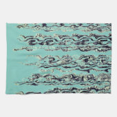 Linge De Cuisine Cool funky Turquoise (Horizontal)