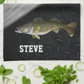 Linge De Cuisine Cool masculin de la pêche au doré jaune (Plié)