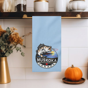 Linge De Cuisine Cool Muskoka Canada Pêche en plein air Crest