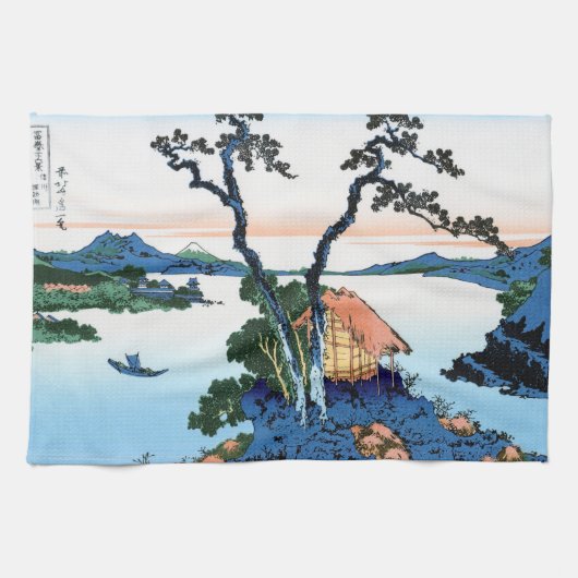 Linge De Cuisine Cool oriental japonais Hokusai Fuji View paysage (Horizontal)