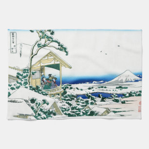 Linge De Cuisine Cool oriental japonais Hokusai Fuji View paysage