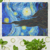 Linge De Cuisine Cool Starry Night Vincent Van Gogh peinture (Plié)
