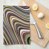 Linge De Cuisine Cool unique aux couleurs vives (Quart Plié)