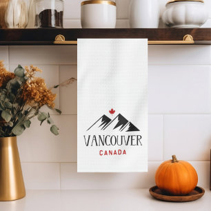 Linge De Cuisine Cool Vancouver Canada Mountains Maple Leaf