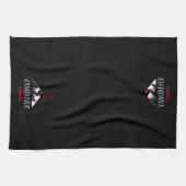 Linge De Cuisine Cool Vancouver Canada Mountains Maple Leaf Dark (Horizontal)