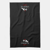 Linge De Cuisine Cool Vancouver Canada Mountains Maple Leaf Dark (Vertical)