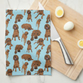 Linge De Cuisine Coonhal rouge (Quart Plié)