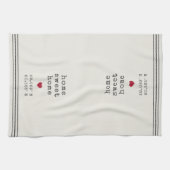 Linge De Cuisine Coordonnées de la maison sucrée personnalisée (Horizontal)