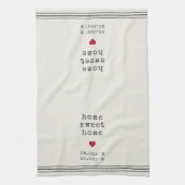 Linge De Cuisine Coordonnées de la maison sucrée personnalisée (Vertical)