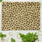 Linge De Cuisine Copie à la mode de guépard de léopard (Plié)