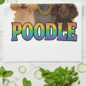 Linge De Cuisine Copie Caniche (Plié)