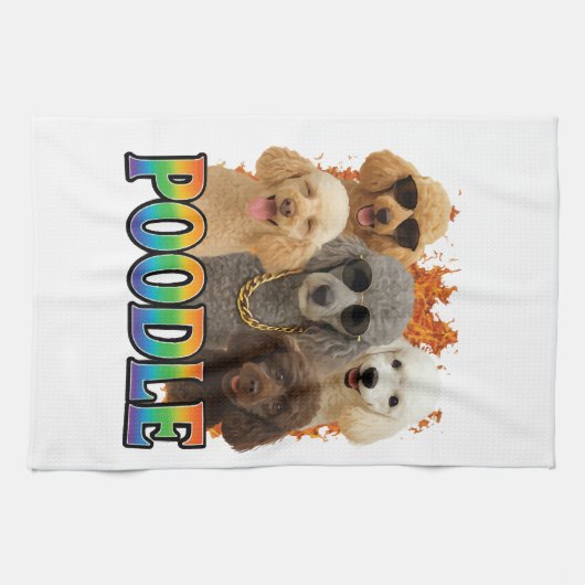 Linge De Cuisine Copie Caniche (Horizontal)