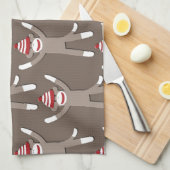 Linge De Cuisine Copie de singe de chaussette (Quart Plié)