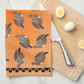 LINGE DE CUISINE COPIE ET FRONTIÈRES DE LA PINTADE 35 PARTOUT (Quart Plié)