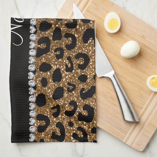 Linge De Cuisine Copie nommée faite sur commande de guépard de (Quart Plié)