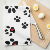 Linge De Cuisine Copies de pied de patte (Quart Plié)