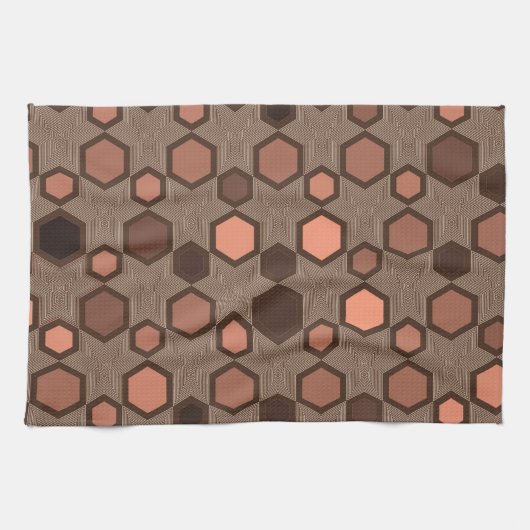 Linge De Cuisine Copper Multi Geo (Horizontal)