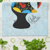 Linge De Cuisine Coq célèbre de Barcelos Nr 09 (Plié)