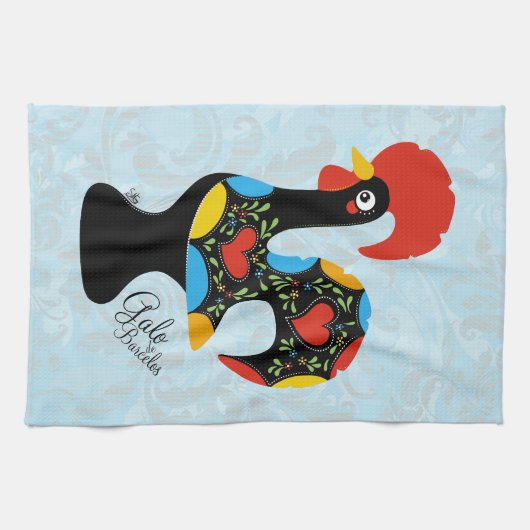 Linge De Cuisine Coq célèbre de Barcelos Nr 09 (Horizontal)