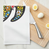 Linge De Cuisine Coq célèbre de Barcelos Portugal Nr. 07 (Quart Plié)