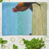 Linge De Cuisine Coq de Kauai (Plié)