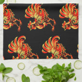 Linge De Cuisine Coq de Khokhloma (Plié)