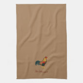 Linge De Cuisine Coq Marron de Ferme (Vertical)