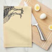 Linge De Cuisine Coq rustique (Quart Plié)