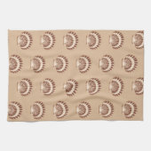Linge De Cuisine Coques de mer - marron et beige (Horizontal)