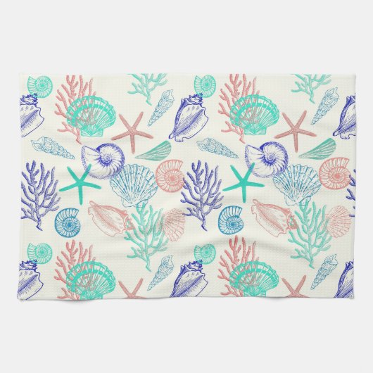 Linge De Cuisine Coques multicolores (Horizontal)