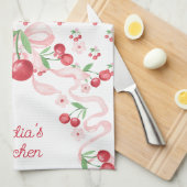 Linge De Cuisine Coquette Cherry (Quart Plié)