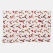 Linge De Cuisine Coquette Christmas Preppy Reindeer (Horizontal)