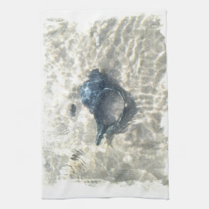 Linge De Cuisine Coquillage noir