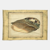 Linge De Cuisine Coquillage Vintage rustique (Horizontal)