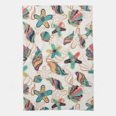 Linge De Cuisine Coquillages colorés motif moderne (Vertical)