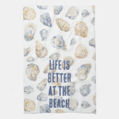 Linge De Cuisine Coquillages de plage côtière (Vertical)