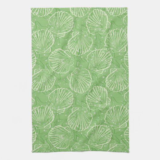 Linge De Cuisine Coquillages d'ensemble (Vertical)