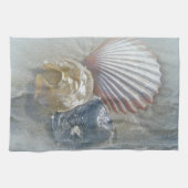 Linge De Cuisine Coquillages et Surf (Horizontal)