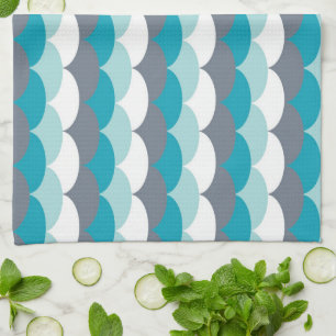 Linge De Cuisine Coquillages Motifs nautiques
