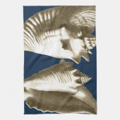 Linge De Cuisine Coquillages Sepia Conch (Vertical)