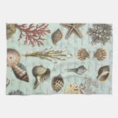 Linge De Cuisine Coquillages vintages modernes (Horizontal)