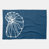 Linge De Cuisine Coquille de mer élégant - Thème de la côte bleue T (Horizontal)