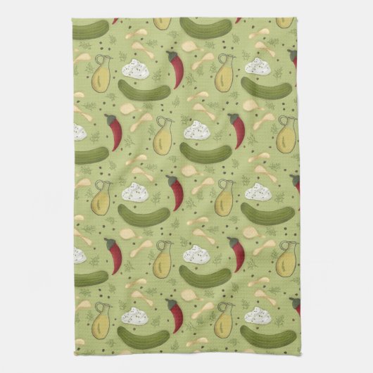 Linge De Cuisine Coquille épicée à l'aneth (Vertical)